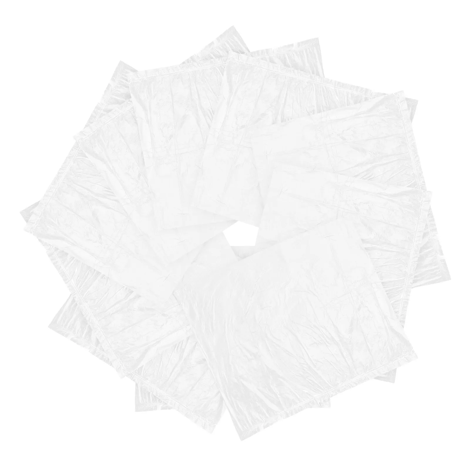 160Pcs 일회용 발 목욕 가방 가정용 스파 살롱 페디큐어 발 관리 용품을위한 두꺼운 플라스틱 담그는 가방 발 관리 가방