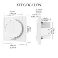 New WiFi Smart Touch Light Dimmer Switch Smart Life/Tuya APP Remote Control Works with Alexa Google Voice Assistants EU - Image 6
