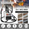 2in1 MIG MMA Welders IGBT DC Inverter Gas-Shielde Welding machine Semi-Auto Welding Machine Built-In Wire Feeding Mechanism 220V 5