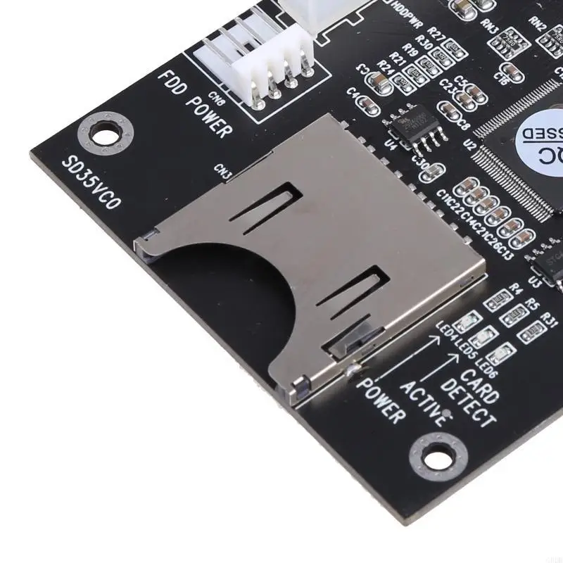 G8DB SDHC for MMC to 3.5" 40Pin Male IDE Adapter Card Big PCB SD-3.5 IDE