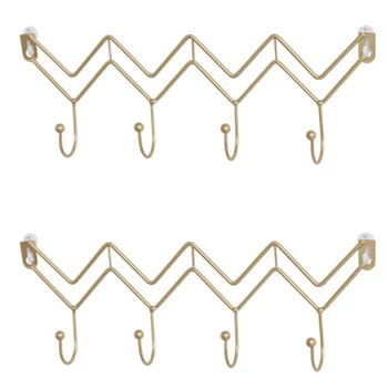 북유럽 인스 홈 데코 다리미 아트 웨이브 벽걸이 후크, 열쇠 벽 수납 행어, 침실 거실 코트 랙