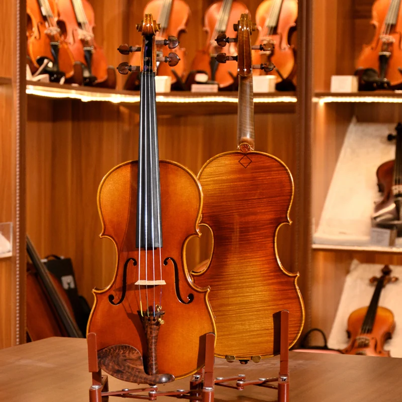 

Крестина усовершенствованная скрипка V10 новая фурнитура из змеиной древесины 20-летний сплошной лак на масляной основе с пламенным кленовым пламенем