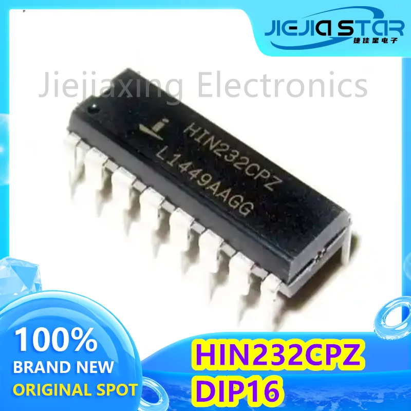 

3 pieces HIN232 HIN232CPZ 100% brand new imported original DIP16 interface IC transceiver electronics