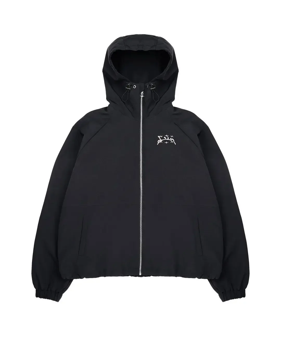 2025NEW【VETEMENTS】DVDプリント ドローストリング パーカー Divin Hip Hop Pattern Embroidery Men Windbreaker Streetwear