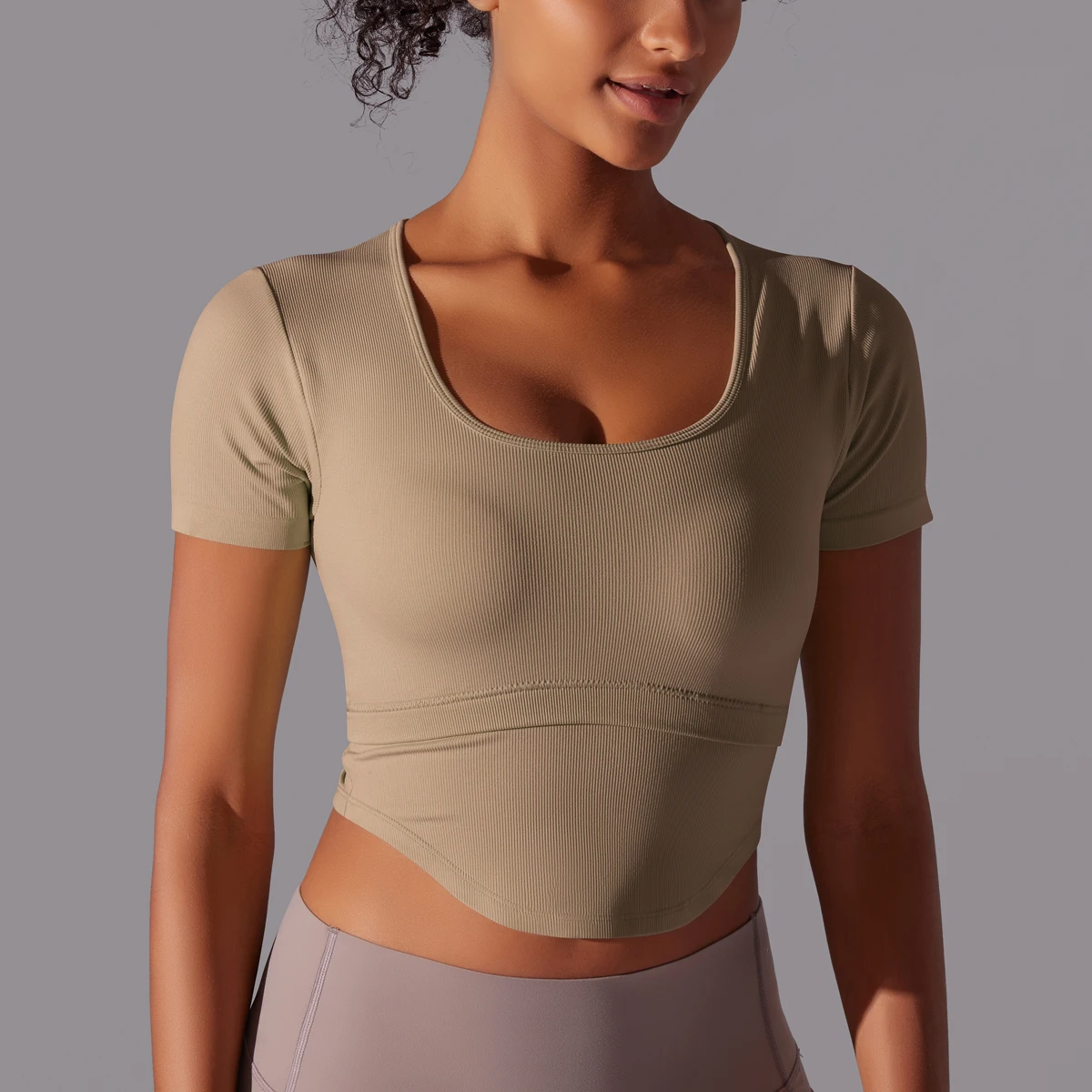 Saashi Seamless Yoga Crop Top
