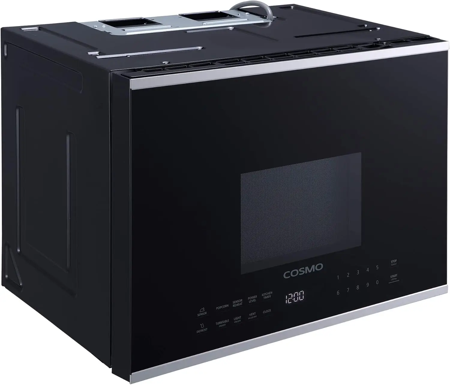2413 1  Over the Range  Oven with Vent Fan, 1.34 cu. ft. Capacity, 1000W, 24 inch, Black / Stainless Steel 6