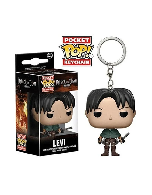 Pocket Pop Levi Attack On Titan Funko Keychain - Action Figures - AliExpress