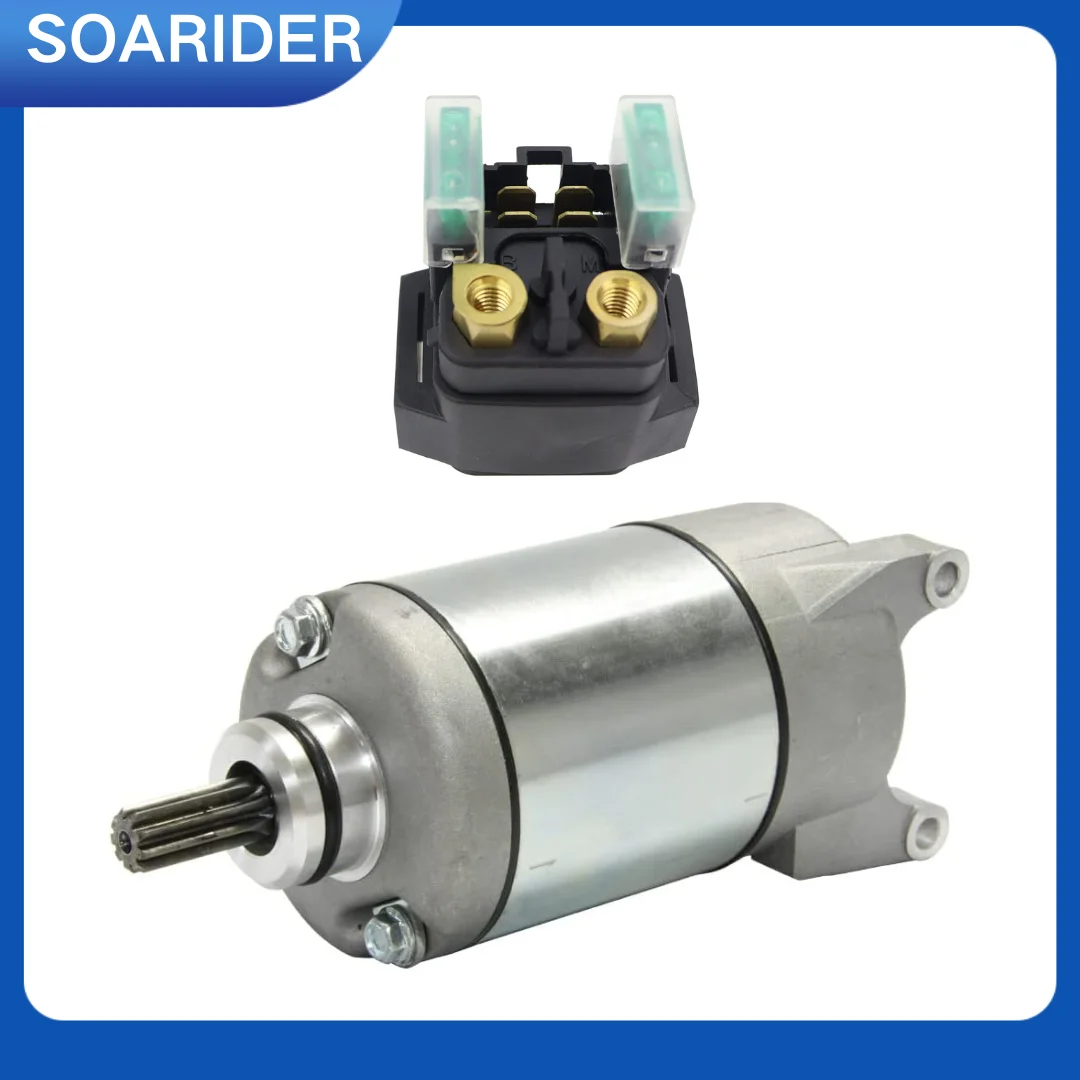 

Starter Motor & Relay for Yamaha Yfm350 Bruin Grizzly 350 Yamaha Bruin 350 motorcycle YZF600R 3HE-81890-00-00 3HE-81800-00-00