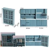 1Pc/Set 1:12 Dollhouse Miniature Wooden Kitchen Furniture Cupboard Worktop Counter Dolls House Kitchen Set Accessories Kids Toy 1