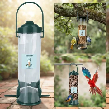 Accessori per Animali Domestici: Mangiatoia per Uccelli, Strumento per l'Alimentazione degli Uccelli, Decorazione da Esterno, Mangiatoia per Semi per Uccelli Selvatici da Giardino, Attrezzatura da Appendere Yunliwei