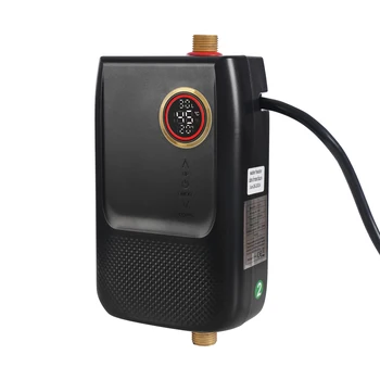 Wall Mounted Instant Small Electric Water Heater Energy Saving Remote Control Touch Button LED Display for Home and Kitchens 1