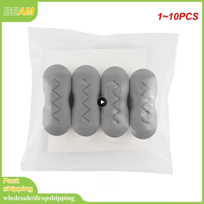 1-10PCS Universal Toilet Lid Cushion Anti-slip Toilet Seat Cushion Rubber Pad Buffers Pack-white Stop Bumper Shock Absorber Toilet Seat Accessories