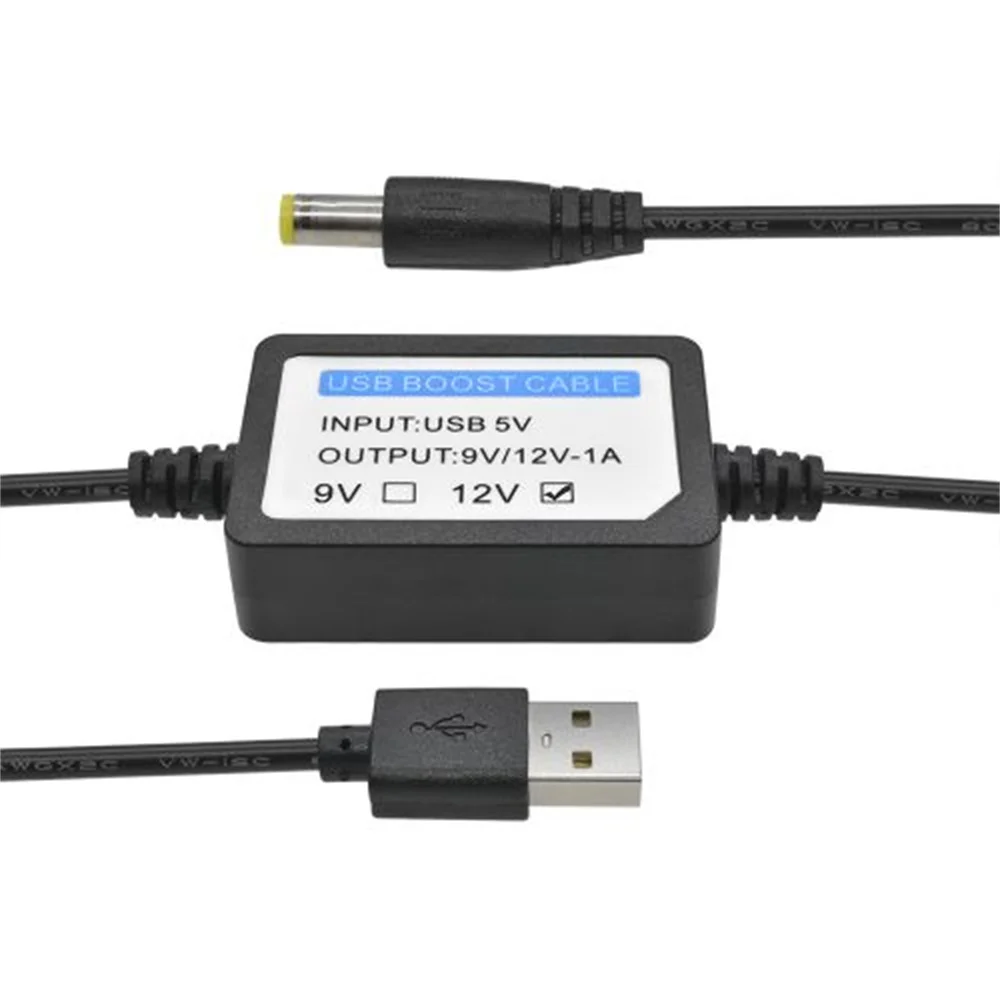 Description Picture 3 of itemDC 5V to DC 9V 12V 1A USB Charge Power Boost Step Up Cable Step UP USB Converter Adapter Wire With Boost Transformer Component