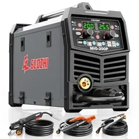 200A 7-in-1 Multi-Process Welding Machine Gas MIG/MAG/Flux Core/Lift TIG/Stick/Spot/Spool Gun Dual LCD Display Tig Welder 1