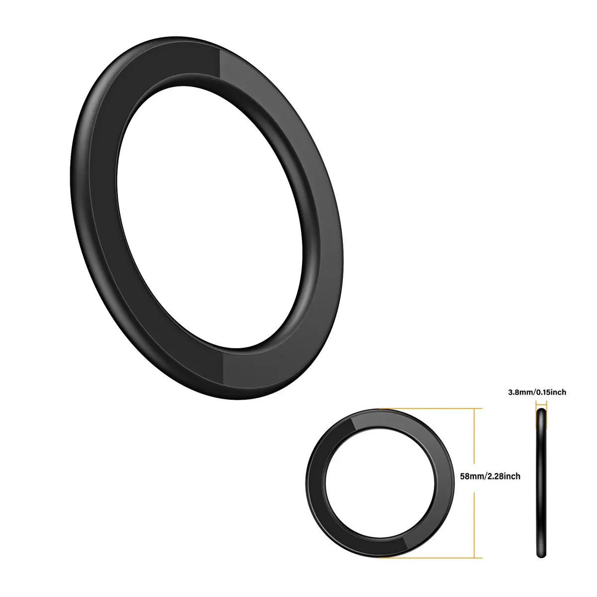 Magnetic Removable Phone Ring Holder and Kickstand