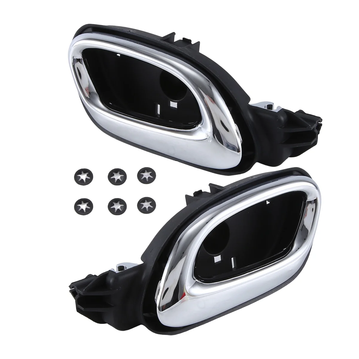 

Левая и правая боковая хромированная дверь внутри открытая ручка подходит для Chevy Camaro 2010-2015 20955311 20955302