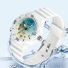 UTHAI Student Watch Fashion Trend Outdoor Sports Fresh 50M Waterproof PU Soft Female Middle School Student Youth Clock Watches 1