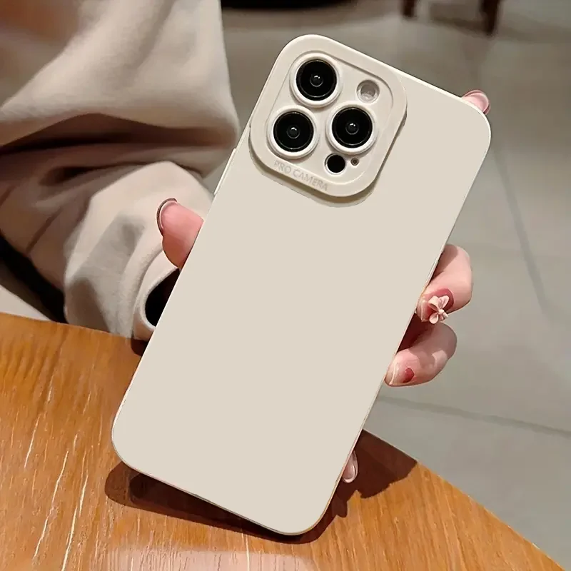 Premium Shockproof Candy Silicone Phone Case - Matte Soft TPU Cover