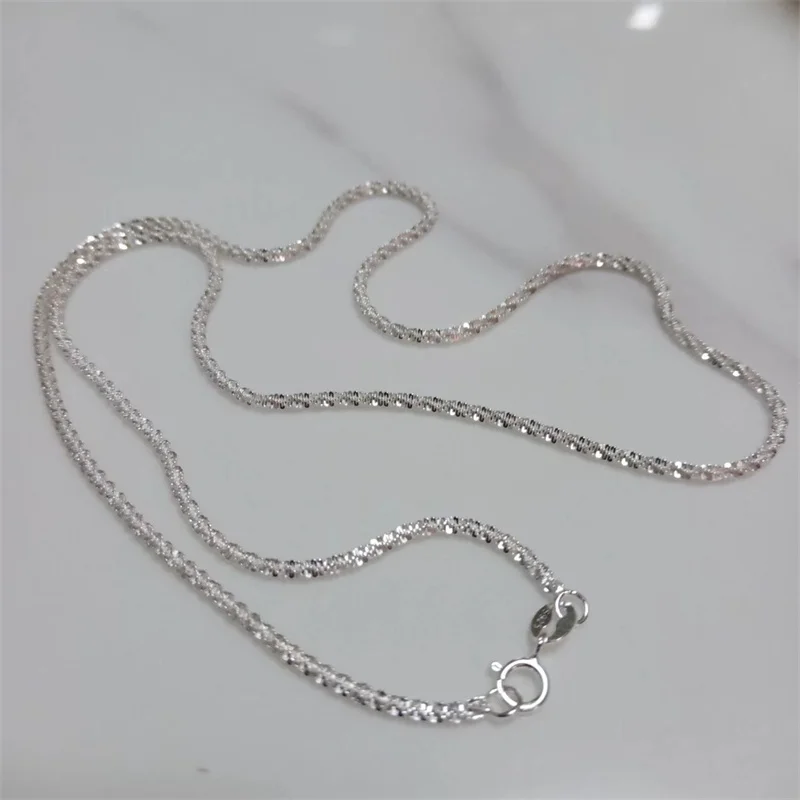 Italian S925 Sterling Silver Necklace for Woman