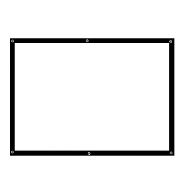 밝은 색감과 주름 방지 기능으로 홈 엔터테인먼트를 향상시키는 고휘도 반사 프로젝터 스크린