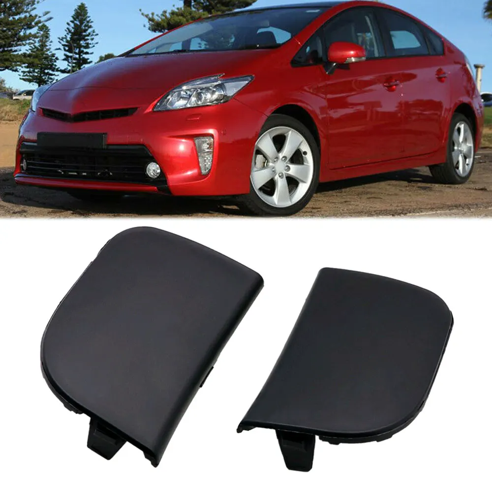 

2pcs for Toyota Prius 2012 2013 2014 2015 Car Front Tow Hook Car Bumper Eye Cover Auto Trailer Cover Car Exterior Accessories