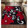 Modern Red Floral Carpet for Living Room Luxury Home Decorations Coffee Table Large Area Rugs Kitchen Bedrooms Floor Mat 3