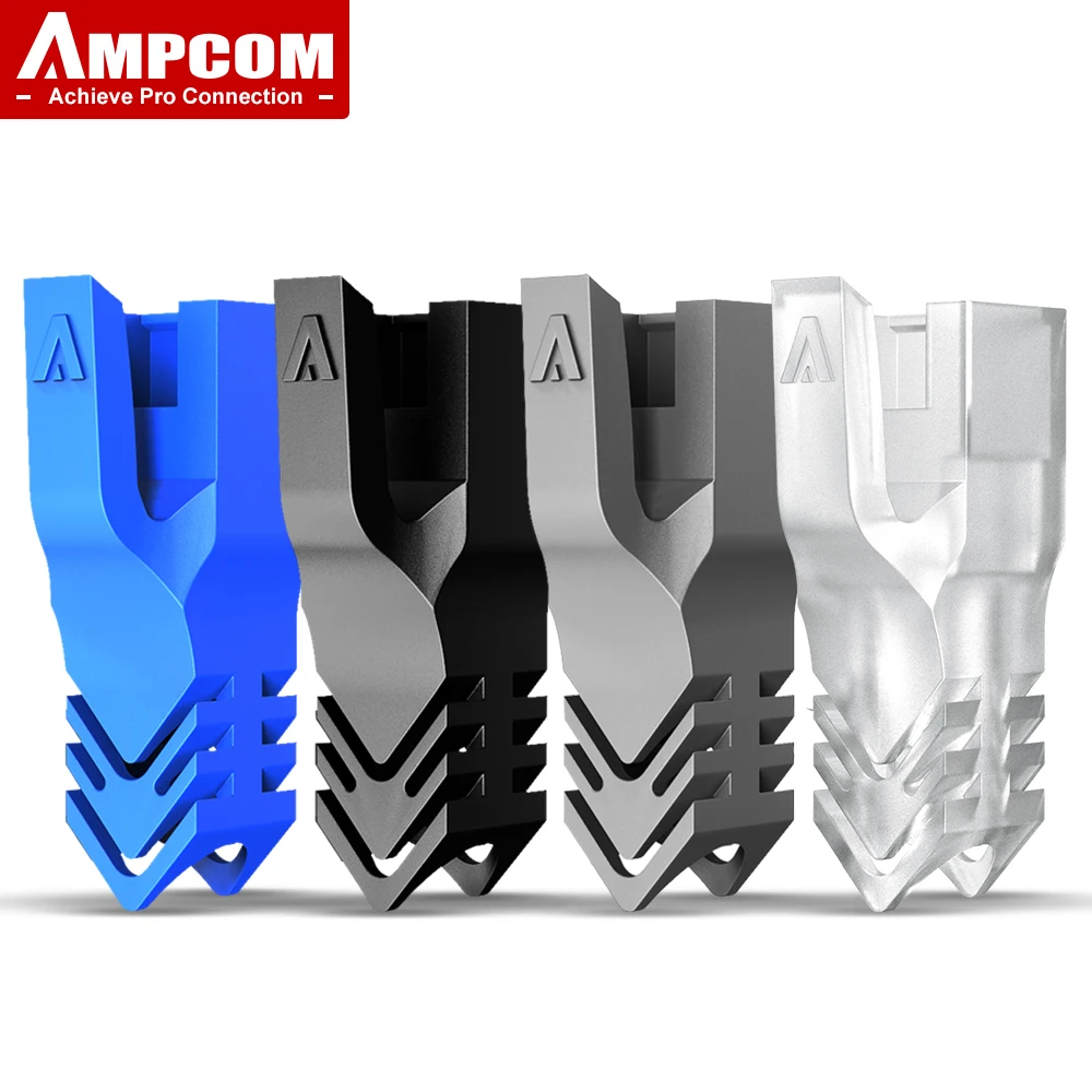 AMPCOM Ethernet Network Cable Strain Relief Boots Cable RJ45 Connector Plug Covers 6.5/7.5/8.0mm for CAT8 CAT7 CAT6A CAT6 CAT5E