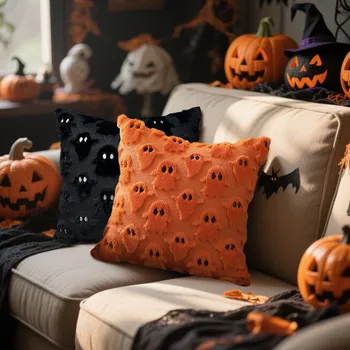 Halloween Ghost Pillow Cover 1