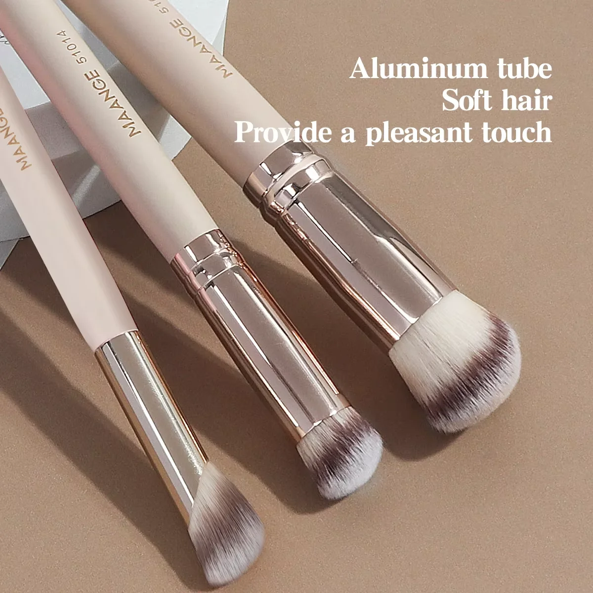 3PCS Makeup Brush Set+2 Triangular Powder Puffs Set Concealer Eyeshadow Special Brush Blending Beauty Professional Tool