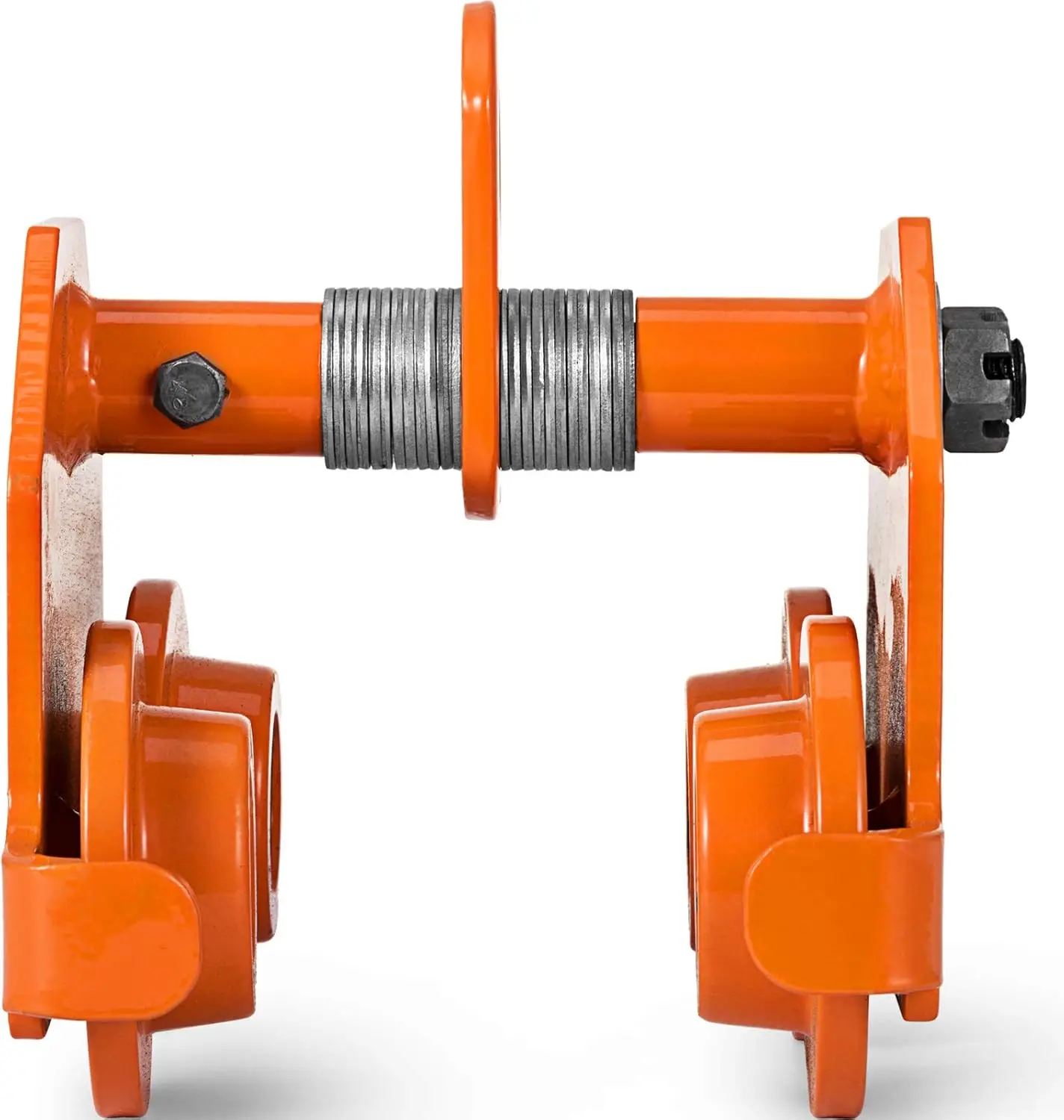 2 Ton Heavy Duty Manual Capacity Plain 4000LBS Push Track Roller Trolley Crane Lift Dual Wheels Garage Hoist,2T(Manual Trolley)