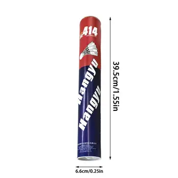 12 Pack Badminton Duck Feather Badminton Shuttlecocks With Good Stability And Toughness for Youth Players Indoor and Outdoor 6