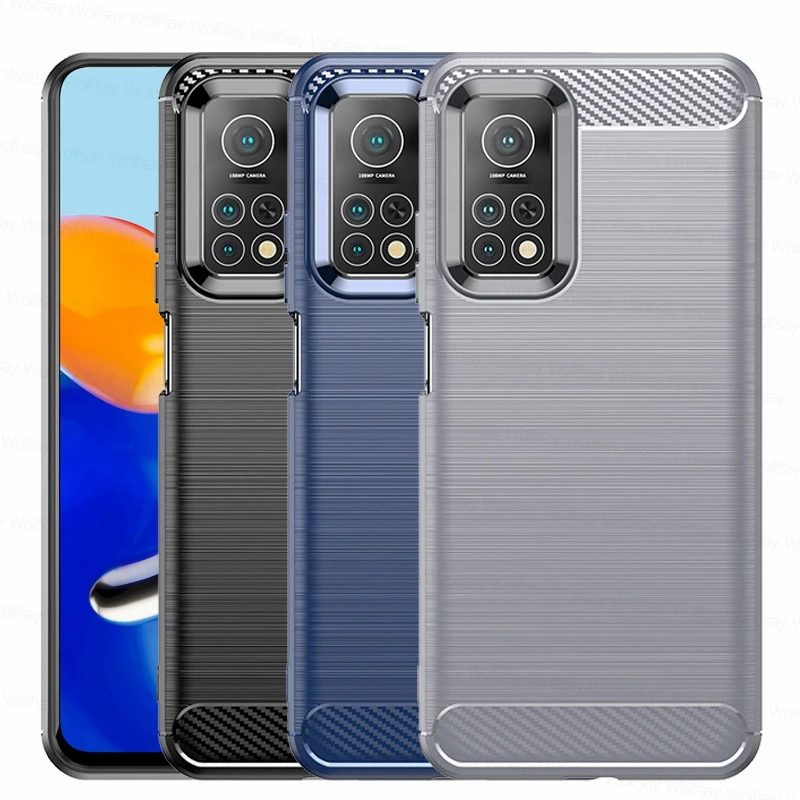For Xiaomi Redmi Note 11 Global Case 9s 10 Pro Cover Silicon TPU Phone |