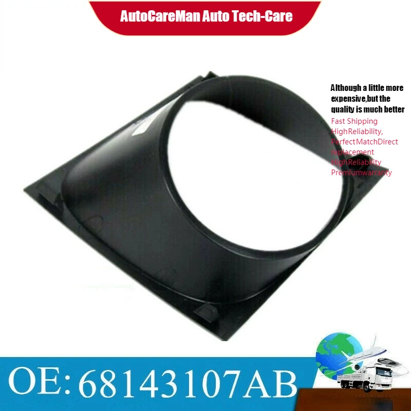 

Fit For 14-15 Jeep Grand Cherokee Left Driver bumper adaptive cruise control bezel 68143107AB