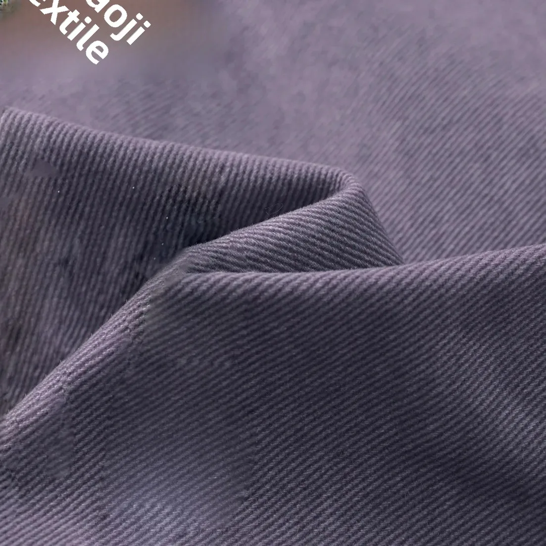 Cotton Twill Non-Elastic Woven Denim Fabric for Autumn Winter Outerwear Jacket Shirt Pants Material No Stretch Slant Pattern