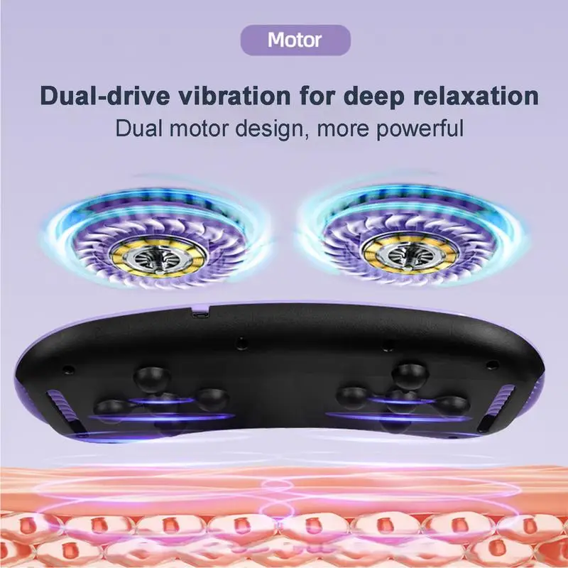 Abdominal Belly Massager Electric Belly Massager For Abdominal Slimming Small Body Design Slimming Tool For Travel School