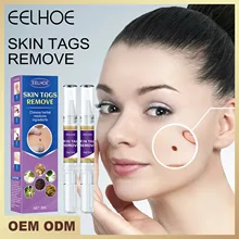 

EELHOE Skin Tag Remover Eliminate Warts Remover Cream Body Mole Wart Remover Corn Plaster Filiform Flat Warts 3 ml