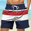 Stripe Men's Resort 3D Printed Crown Logo Design Board Shorts Swim Trunks Elastic Waist DrawstringHawaiian Style Holiday Beach 2