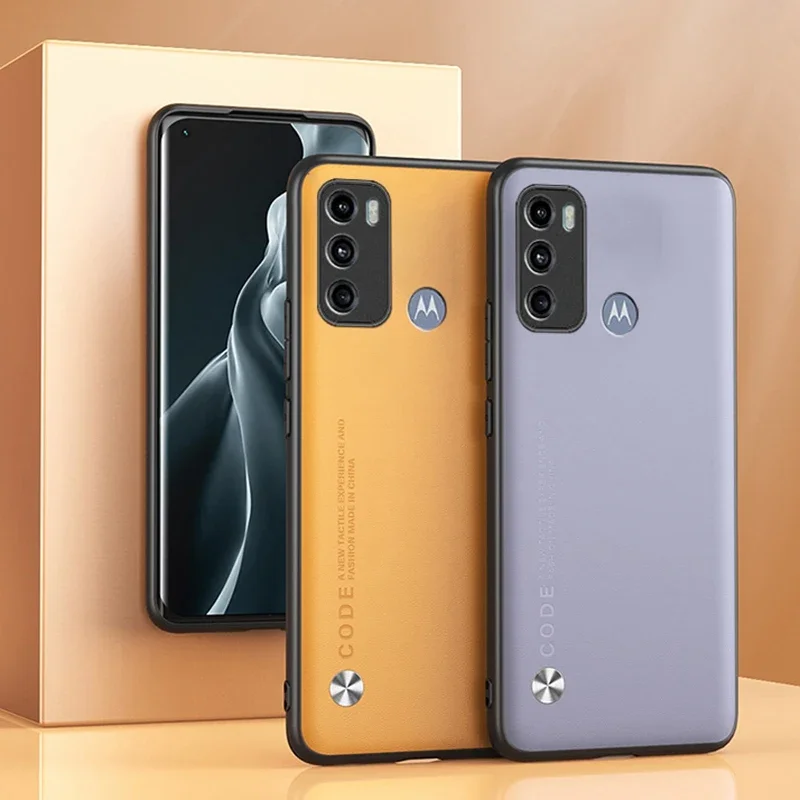 Luxury Leather Matte Phone Case Cover