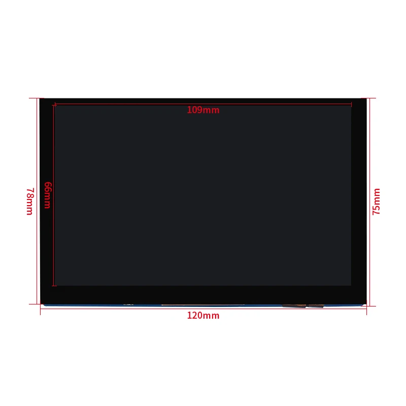 Raspberry Pi 5 Inch DSI LCD Capacitive Touch Screen 800x480 MiPi Display For RPi 5 4B 3B+ 3B Monitor with Holder