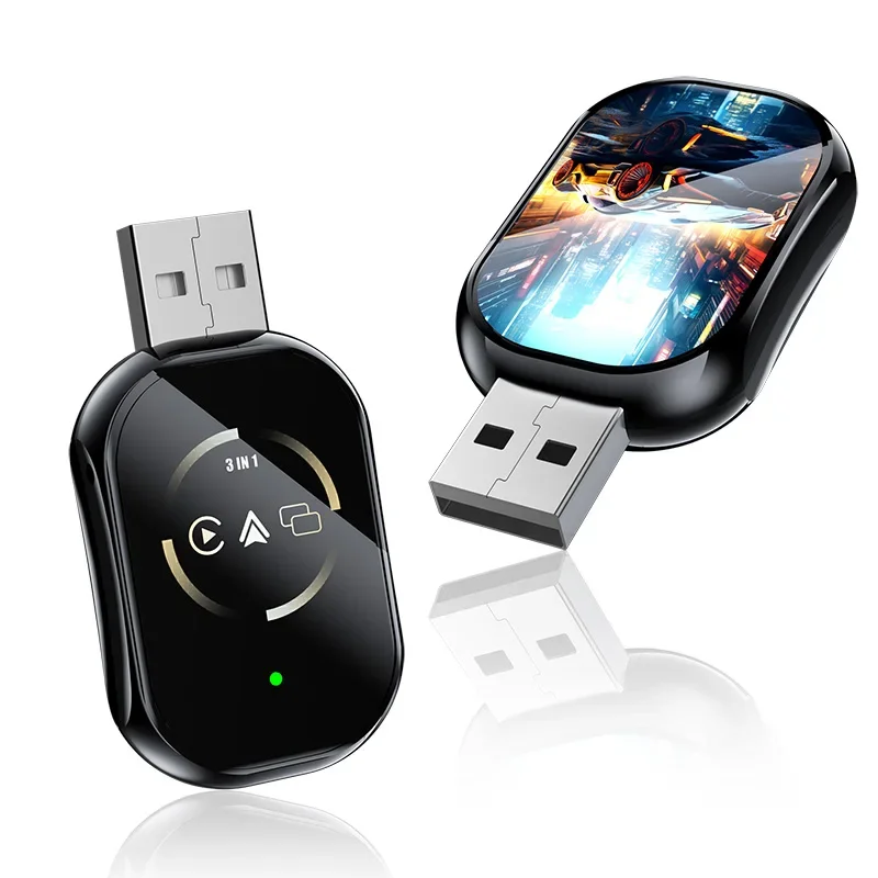 Adaptateur Mirrorlink Sans Fil CarPlay, Adaptateur Auto 3 En