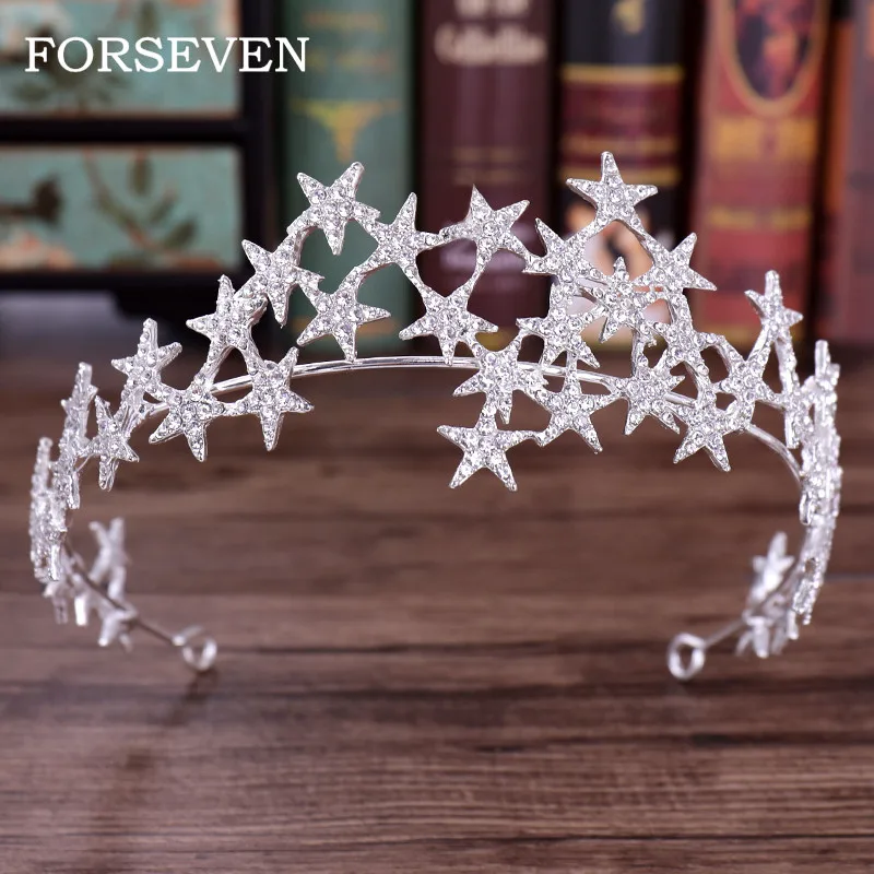 Corona De Diamantes Brillantes Corona De Princesa Diadema Corona De Diamantes De Aleación Corona Nupcial Joyería De Boda Tiara De Mujer Tocados De Novia De Estilo Coreano Comprar A Buen Precio