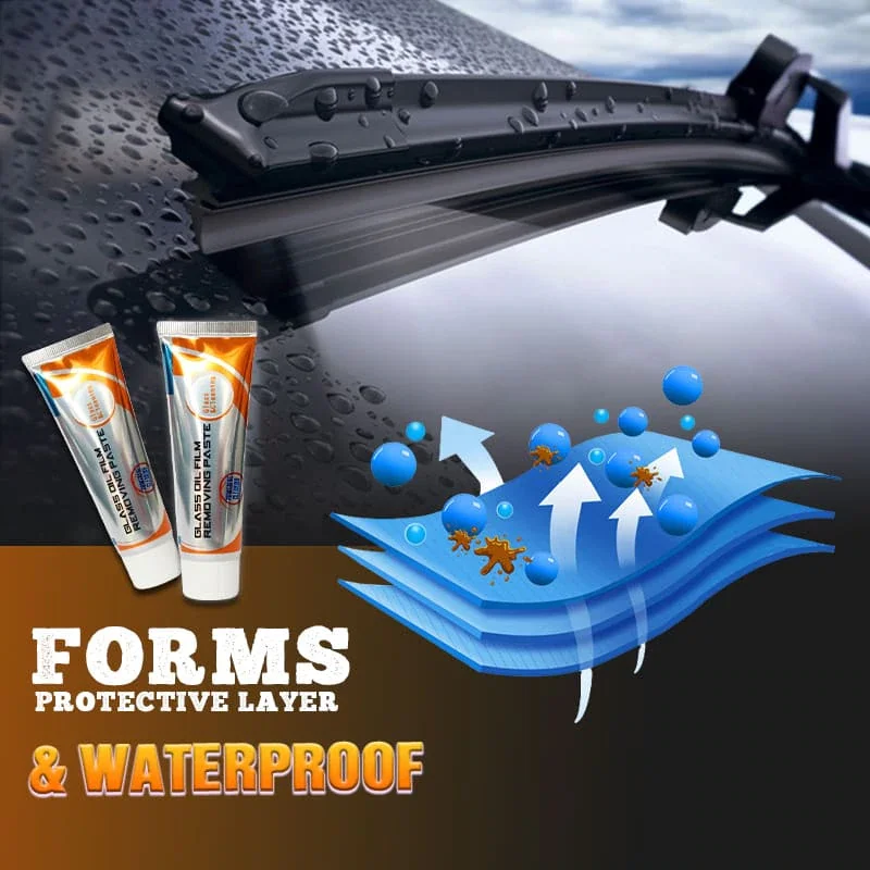 50G Glass Oil Film Removing Paste glass cleaner for Bathroom Window Glass Auto Car Windshield Windscreen