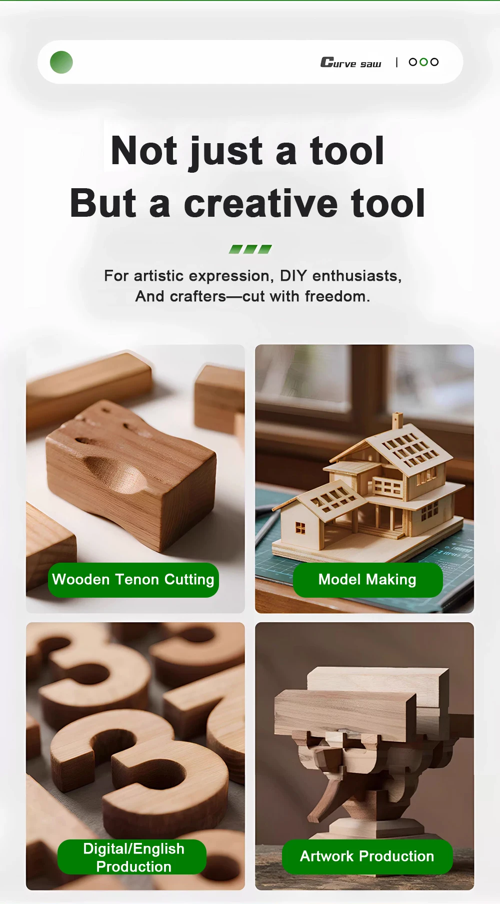 Desktop Jigsaw Small Curve Saw Electric Multi-Function Scroll Saw for Straight C
