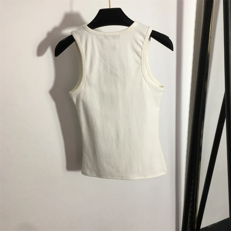 

Spring and summer 2023 new sports casual vest jacket sleeveless build temperament slim skin-friendly T-shirt