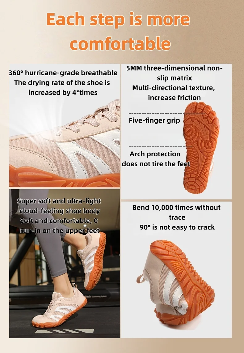 2026 New Men's Wide Shoes, Women's Outdoor Lightweight Running Sports Shoes,Scattered Soft Loose Minimalist Fashion Casual Shoes 6
