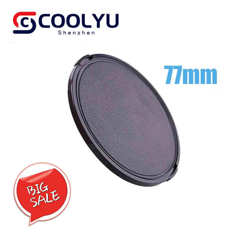 

77mm Protect Front Cover Hood Camera Lens Cap For Olympus Fujifilm Nikon Sony Canon EOS DSLR 800D 200D 80D 77D 60D 7D 6D 5Ds 5D3