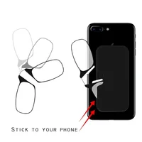 Nose Clip Reading Glasses Man High Quality Men Portable Foam Nose Glasses  for Seniors Transparent Eyeglasses with Case