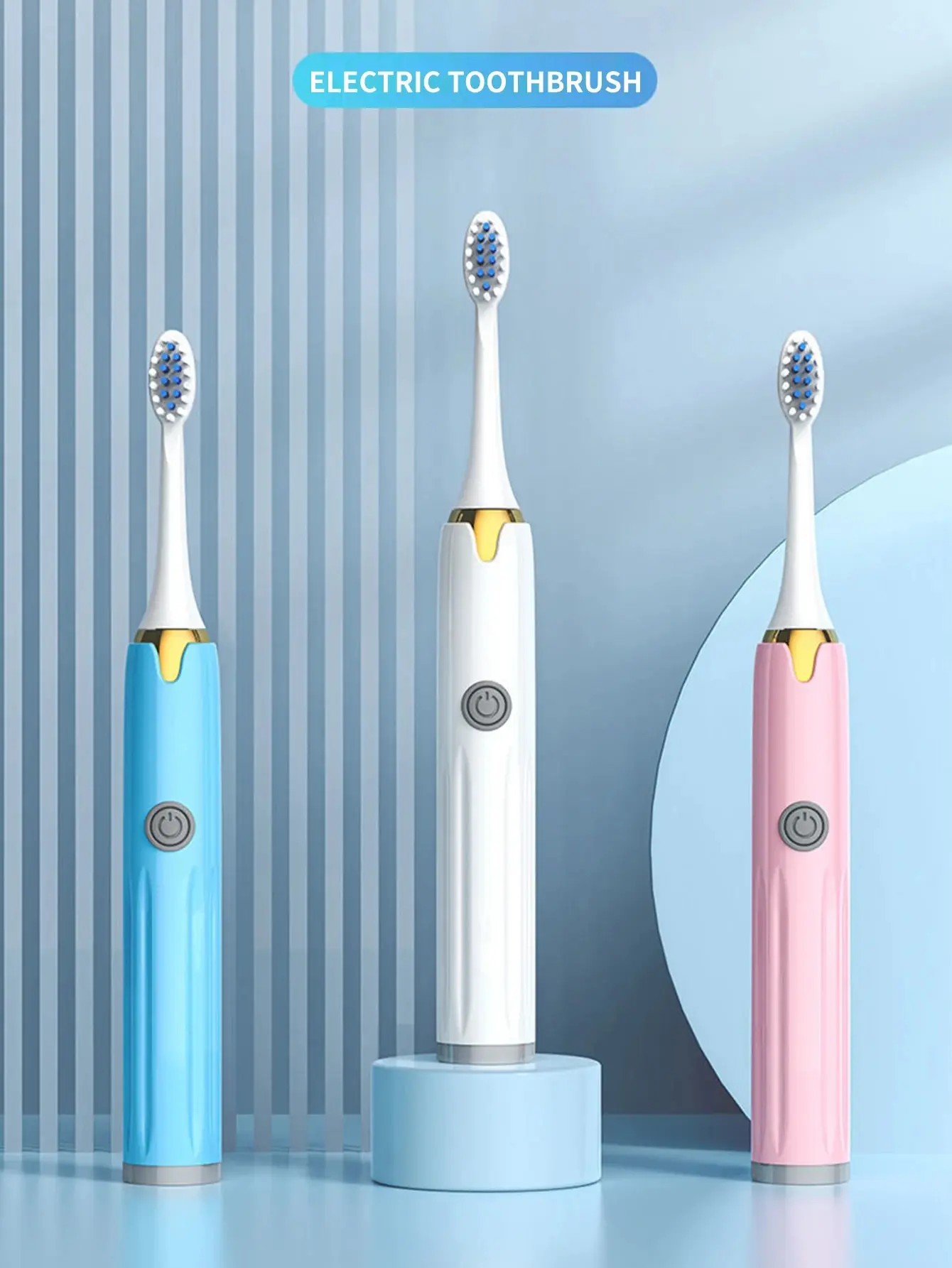 Adult Electric Toothbrush B1 Smart Brushing IPX7 Waterproof Replaceable Brush Head adult electric toothbrush