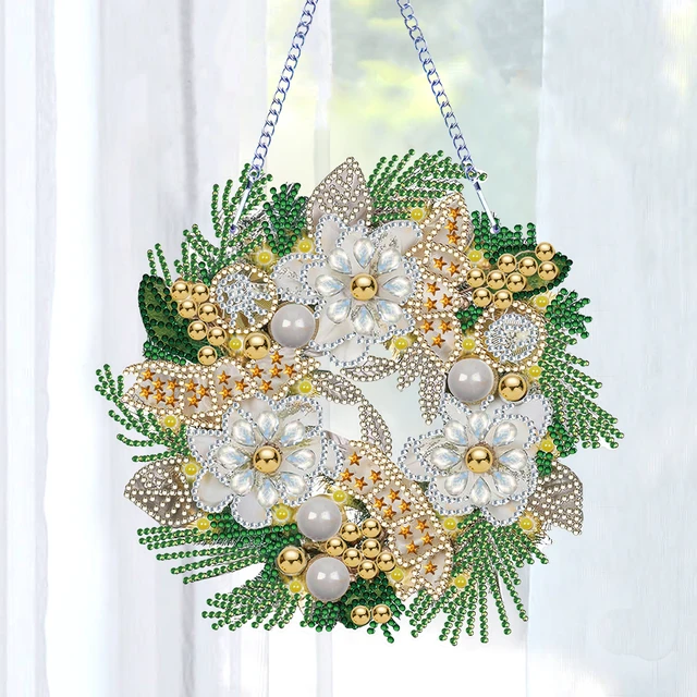 DIY Diamond Painting Christmas Pendants Double-sided Rhinestone Art Mosaic  Hanging Ornament Craft Kits Xmas Home Decoration Gift - AliExpress