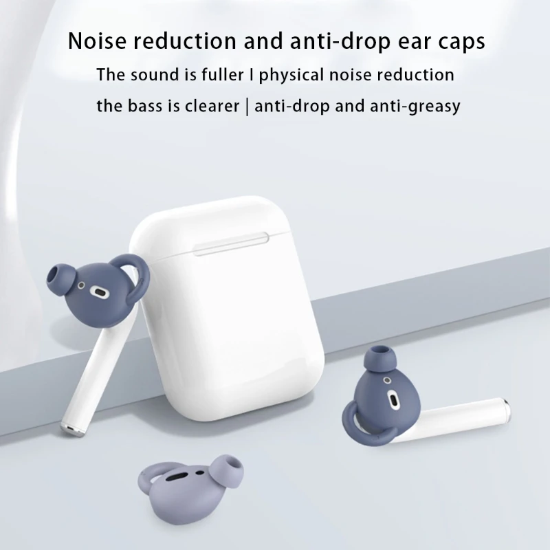 Ear Tips Earbuds For AirPods 1/2&Earpods Headsets Silicone Anti-Drop Earbud Spare Parts Repairing Parts K1KF